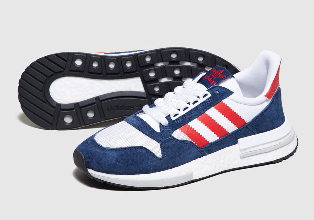 The adidas ZX 500 RM Returns In Navy And Red | KaSneaker