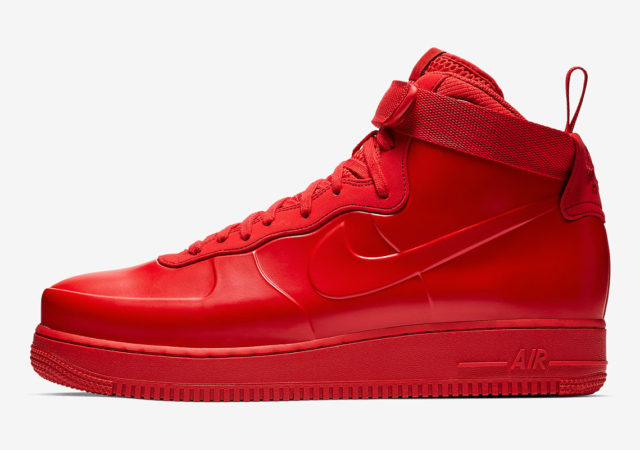 red air force 1 foamposite