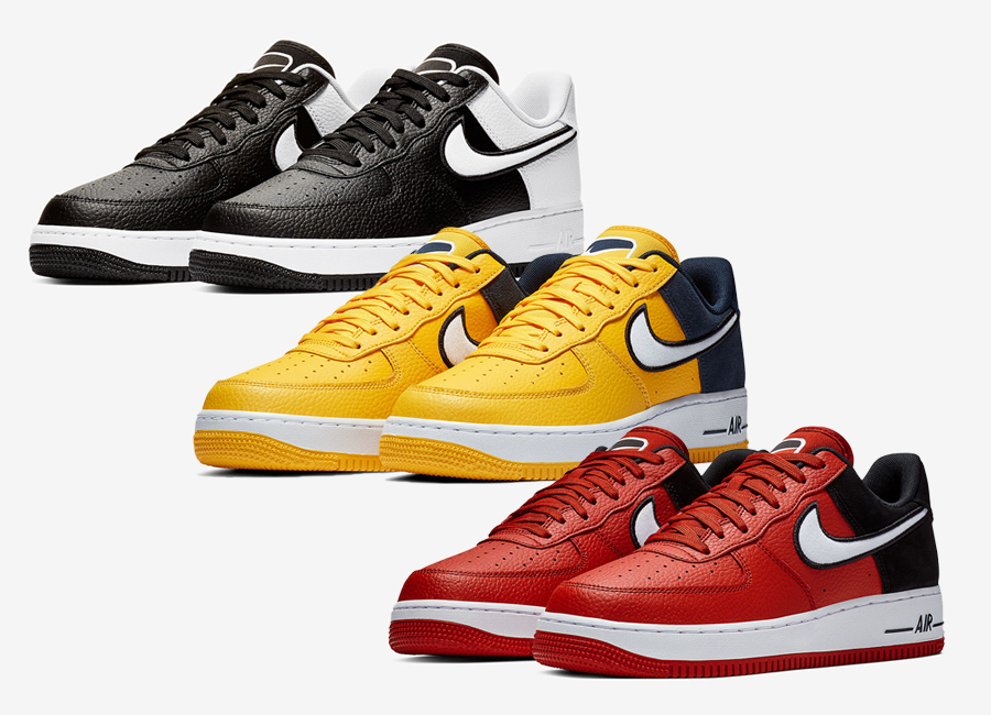 two tone nike air force ones 