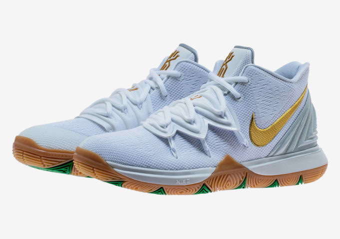 kyrie 5 by you white