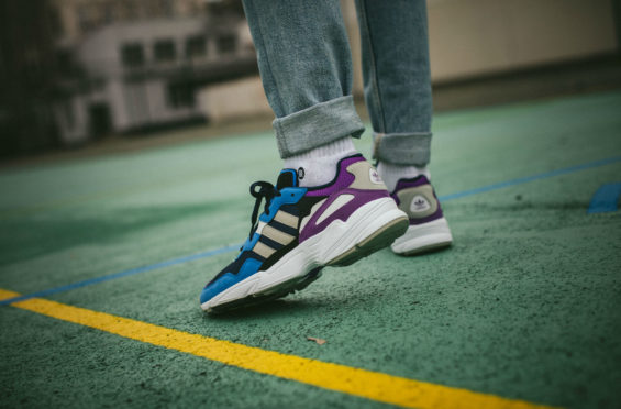 An On Feet Look At The Adidas Yung 96 Blue Purple Kasneaker