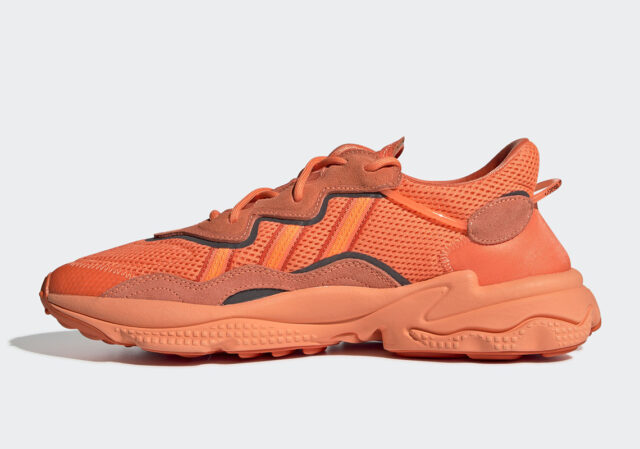 orange ozweego sneakers