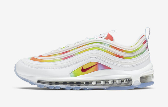 nike air max 97 tie dye white